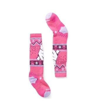 Smartwool Kids' Wintersport Polar Bear Pattern Over The Calf Socks