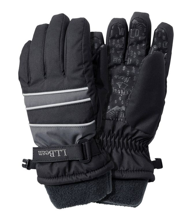 L.L.Bean Wintry Mix Waterproof Gloves Kids Quest Outdoors