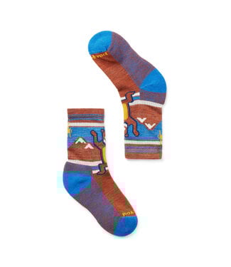 Smartwool Kids' Hike Light Cushion Hiking Bear Crew Socks