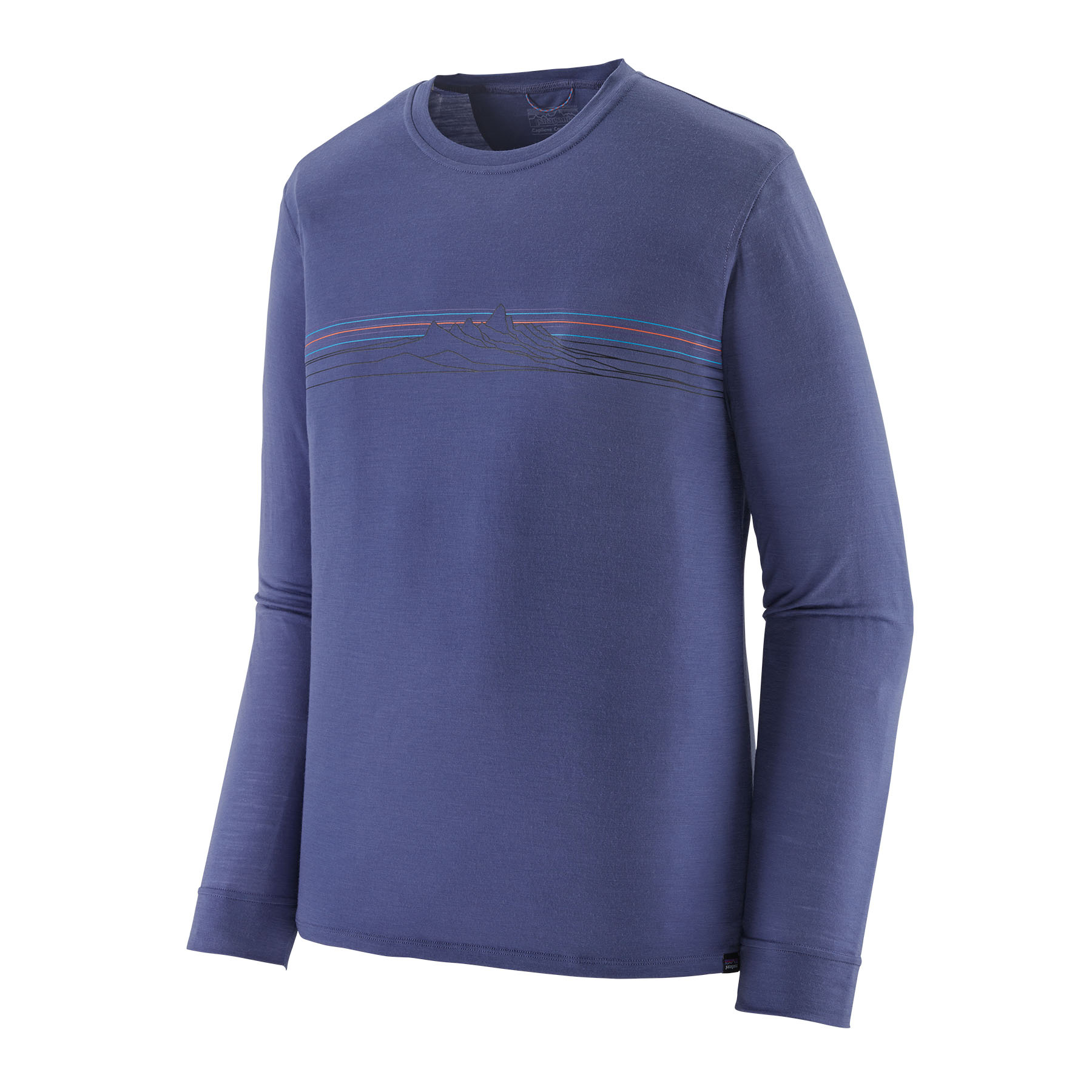 Patagonia M's L/S Cap Cool Merino Blend Graphic Shirt