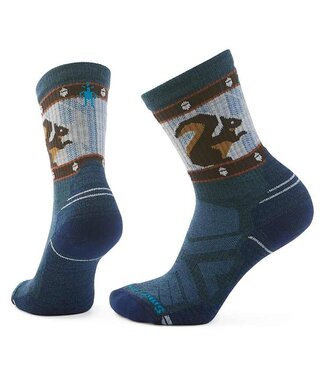 Smartwool Women's Hike Light Cushion Squirrely Print Crew Socks