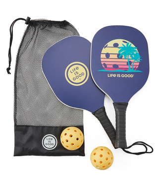 Life is Good Pickle Ball Set