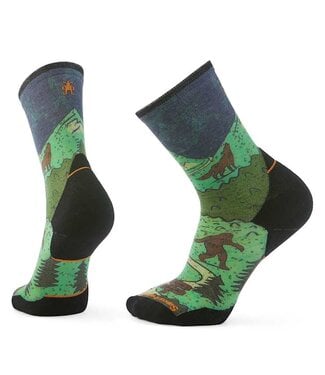 Smartwool Trail Run Targeted Cushion Neature Print Crew Socks
