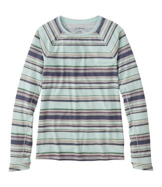L.L.Bean Women's Everyday SunSmart® Tee, Crewneck Long-Sleeve Stripe