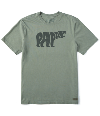 Life is Good Men's Papa Bear Short Sleeve Tee