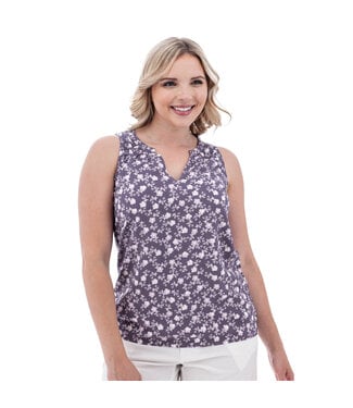 Old Ranch Women's Fleur Sleeveless Print Blouse