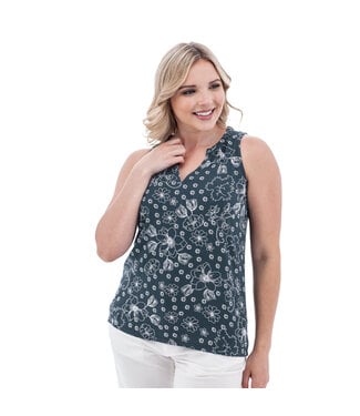 Old Ranch Women's Keara Sleeveless Print Blouse