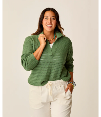 Carve Designs Women's Morgan Polo Sweater