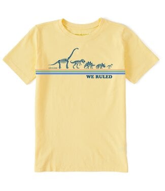 Life is Good Kids We Ruled Dino's Short Sleeve Crusher Tee