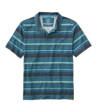 L.L.Bean Men's Everyday SunSmart® Polo 2.0, Short-Sleeve Stripe