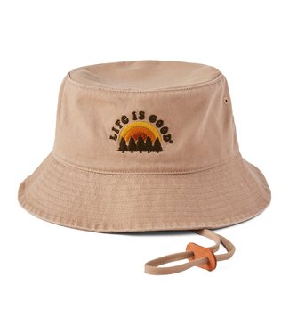 Life is Good Adult Unisex Rainbow Forest Bucket Hat