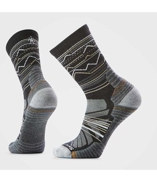 Smartwool Men's Hike Light Cushion Mountain Range Pattern Crew Socks