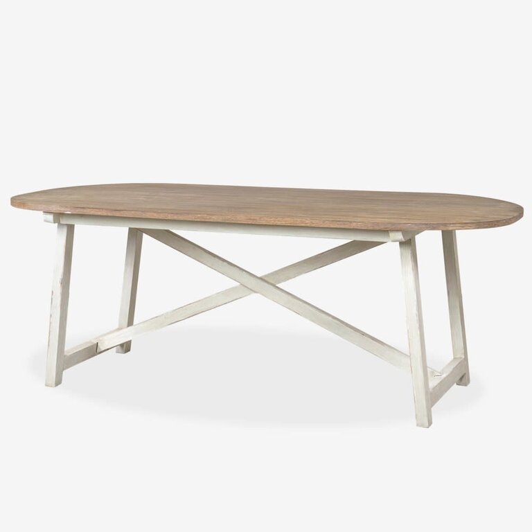 Jeffan Hartley Oval Dining Table- 83"