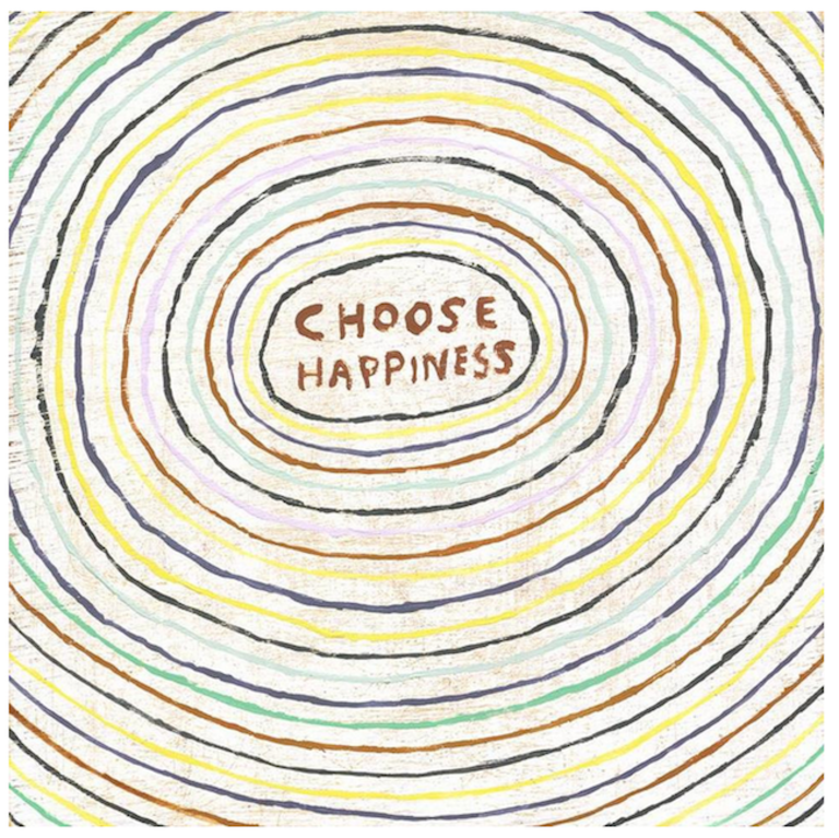 Sugarboo & Co Choose Happiness Wall Art - 23x23