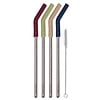 ORCA COZY COLORS STRAW SET OF 4