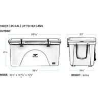 Orca Cooler TAN 140 QUART