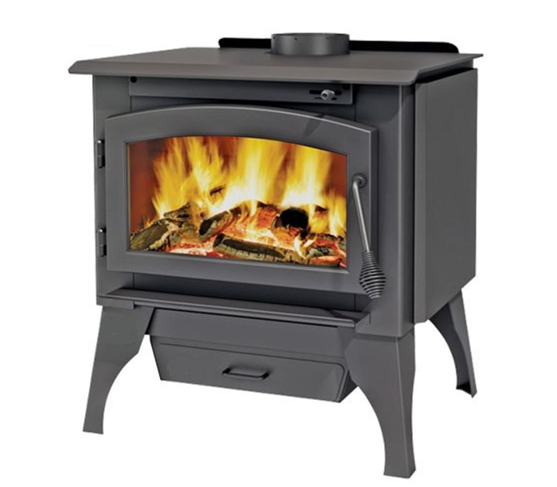Outlander 15 by Ambiance Wood Stove Black Finish
