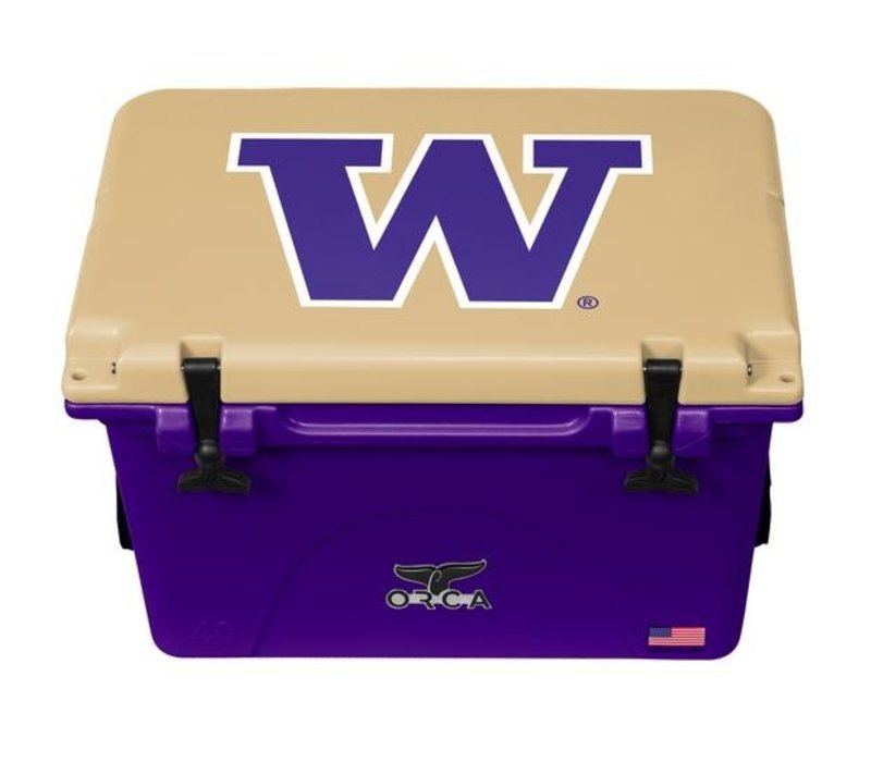 University of Wa. 40QT Orca Cooler