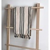 Allora Turkish Towel Throw Olive & Linen