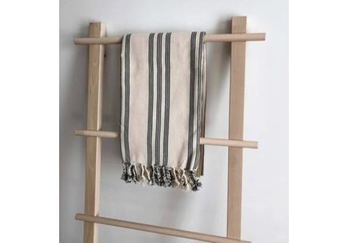 Olive & Linen Allora Turkish Towel Throw Olive & Linen