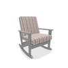 Telescope Casual Furniture Wexler Cushion Chat Height Rocker - Warm grey frame | Paris Cushion