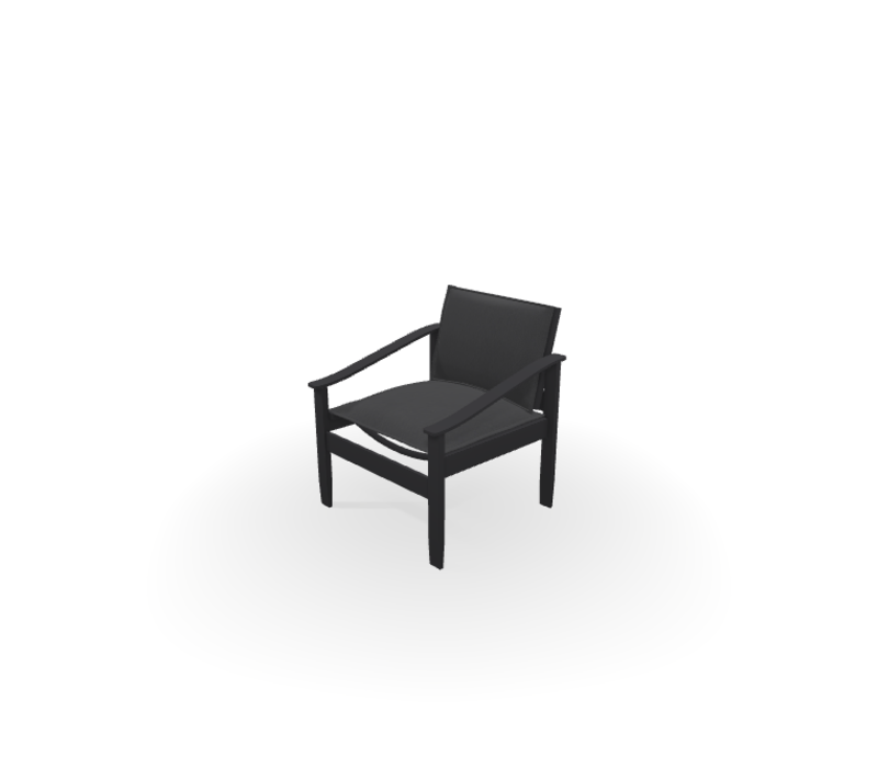 Officers Chat Chair Black frame and seat 1S78124