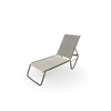 Telescope Casual Furniture Gardenella Sling Four-Position Lay-flat Stacking Armless Chaise Ella and Beachwood