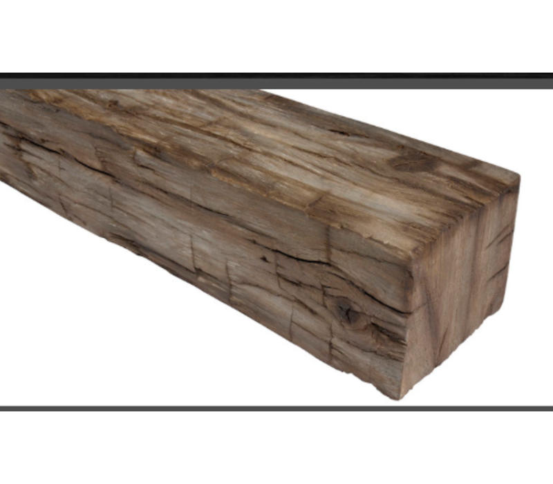 Large Barn Beam  Concrete Mantel - 6-1/2ft "Silver" MH-MTL-LBB-78-SLV (AA-11-03322)