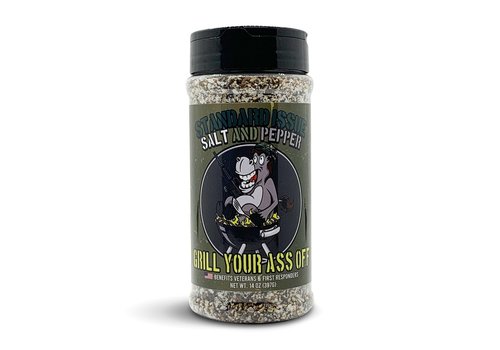 Grill Your Ass Off Standard Issue Salt & Pepper Seasoning