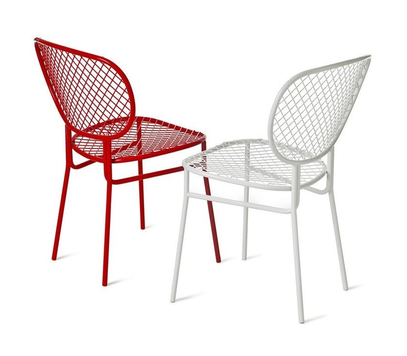 Nola Chair White and Snow NC7W-P50