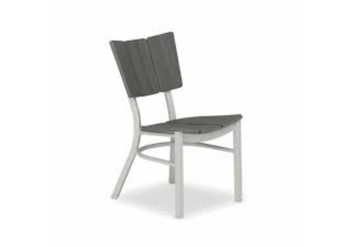 Avant Dining Chair White and Cape Grey