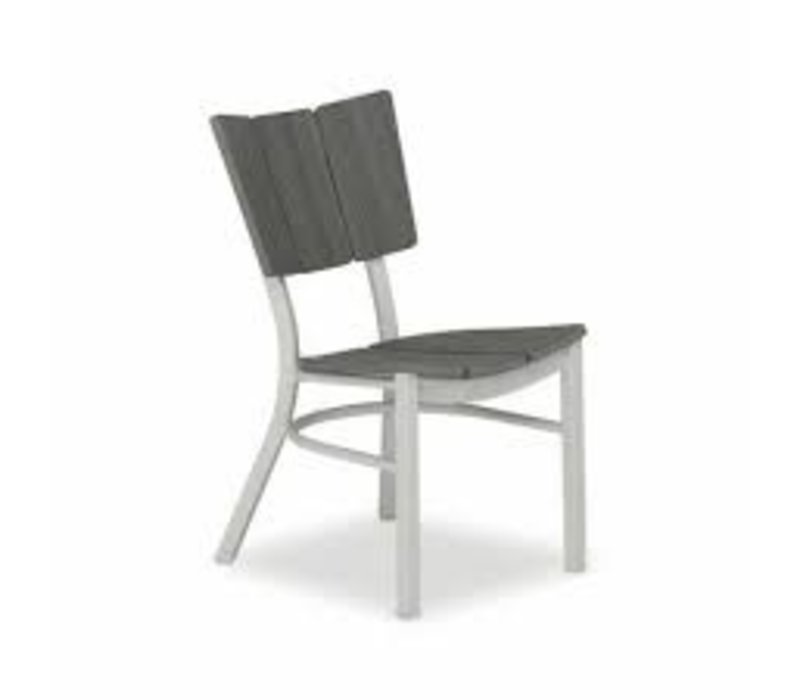 Avant Dining Chair White and Cape Grey