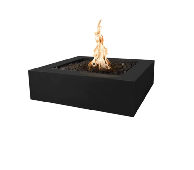 Quad 36" Concrete Fire Pit - Match Lit - Ash - Liquid Propane