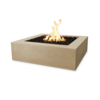 Quad 36" Concrete Fire Pit - Match Lit - Brown - Liquid Propane