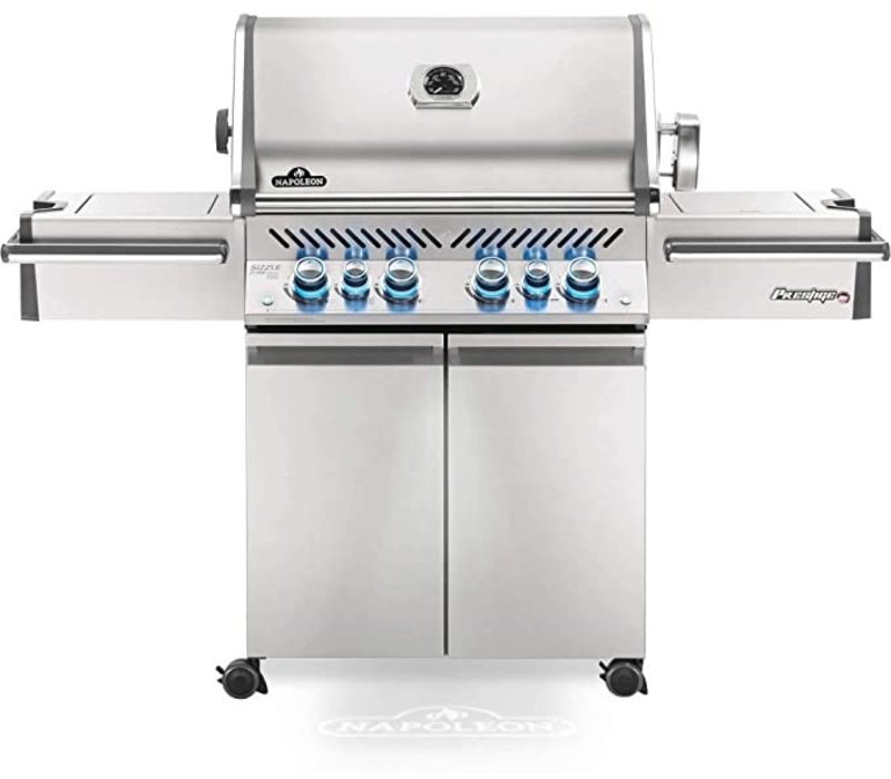 Prestige PRO™ 500 Gas Grill with Infrared Rear and Side Burners, Stainless Steel