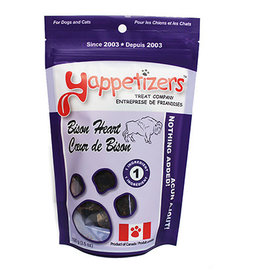 Yappetizers Dehydrated Treats Bison Heart