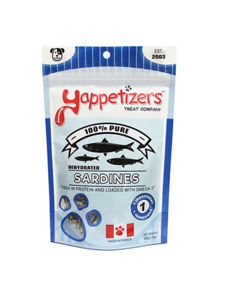Yappetizers Dehydrated Treats Sardines