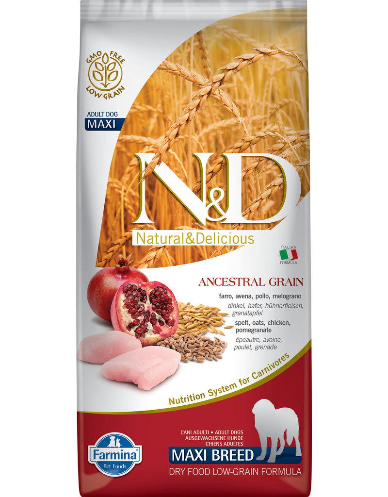 Farmina Adult Dog Ancestral Grain Chicken & Pomegranate Medium & Maxi