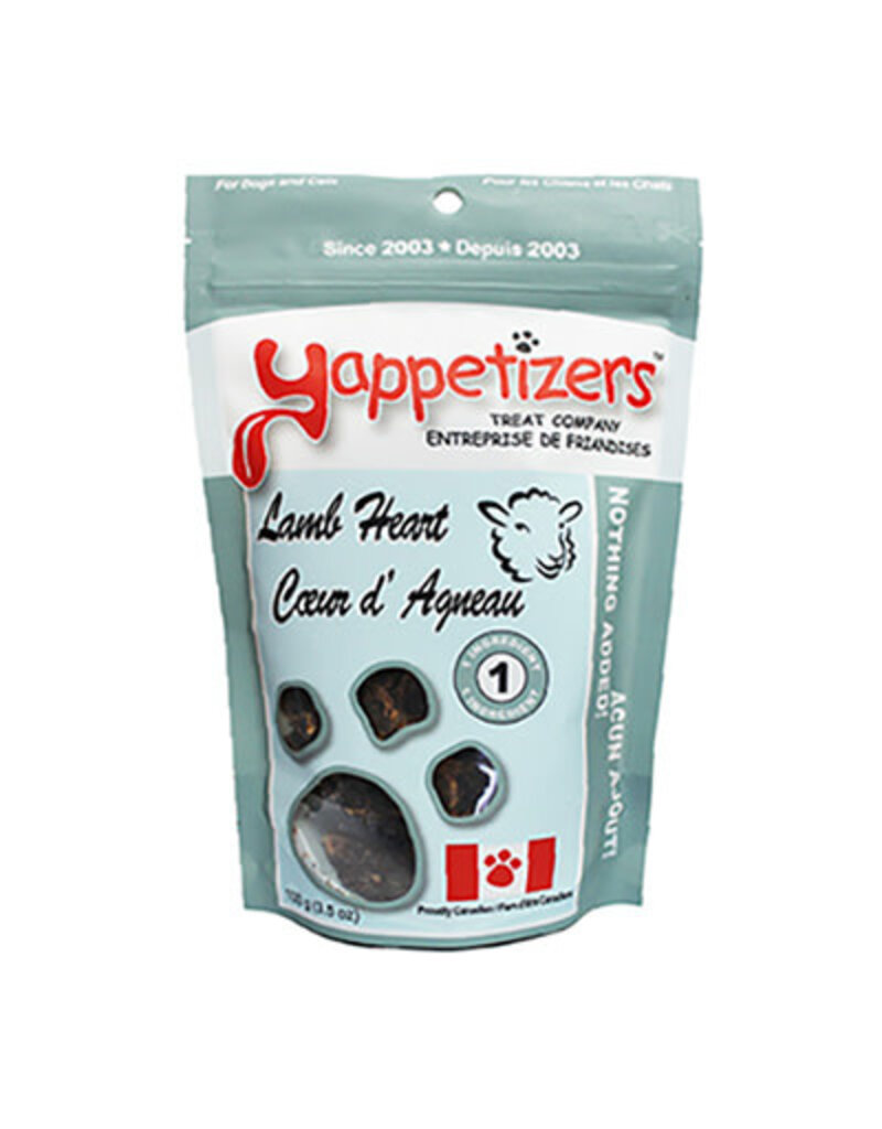 Yappetizers Yappetizers Dehydrated Treats Lamb Heart