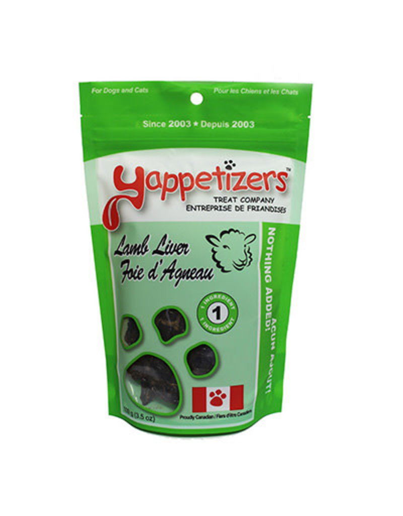 Yappetizers Dehydrated Treats Lamb Liver