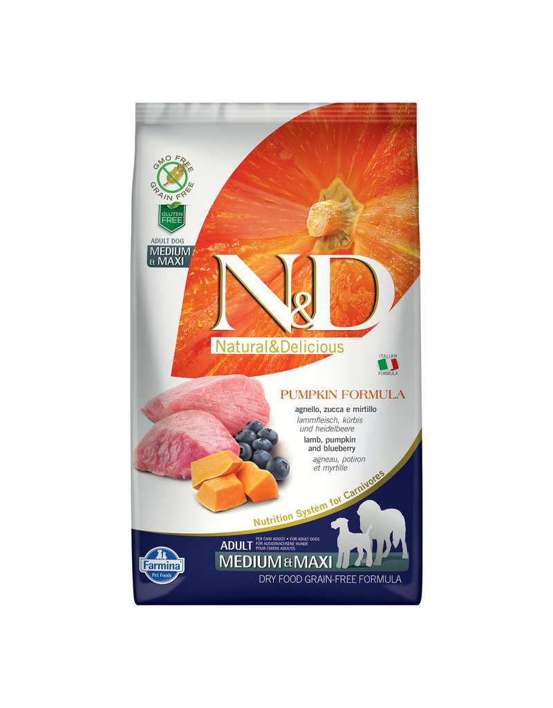 Farmina Adult Dog Grain Free Pumpkin Lamb & Blueberry Medium & Maxi
