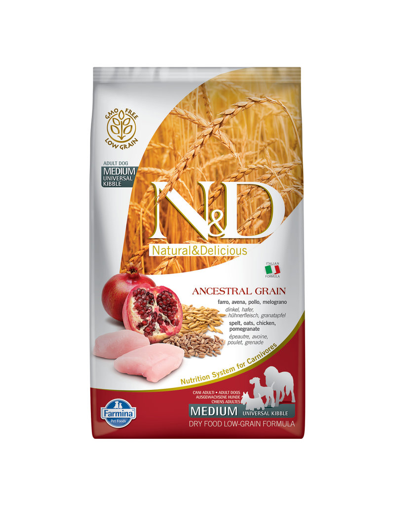 Farmina Adult Dog Ancestral Grain Chicken & Pomegranate Medium & Maxi