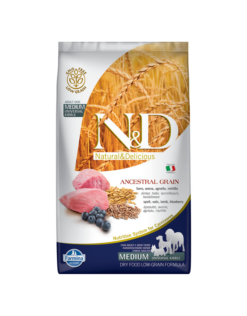 Farmina Adult Dog Ancestral Grain Lamb & Blueberry Medium & Maxi