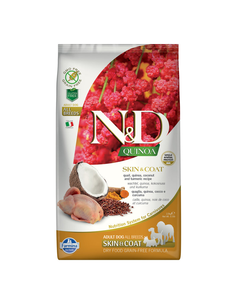 Farmina Adult Dog Quinoa Skin & Coat Quail 5.5 lb
