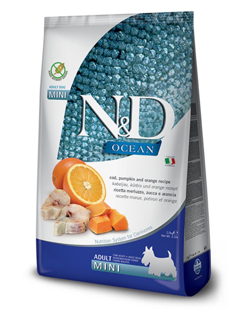 Farmina Adult Dog Grain Free Pumpkin Codfish & Orange Mini