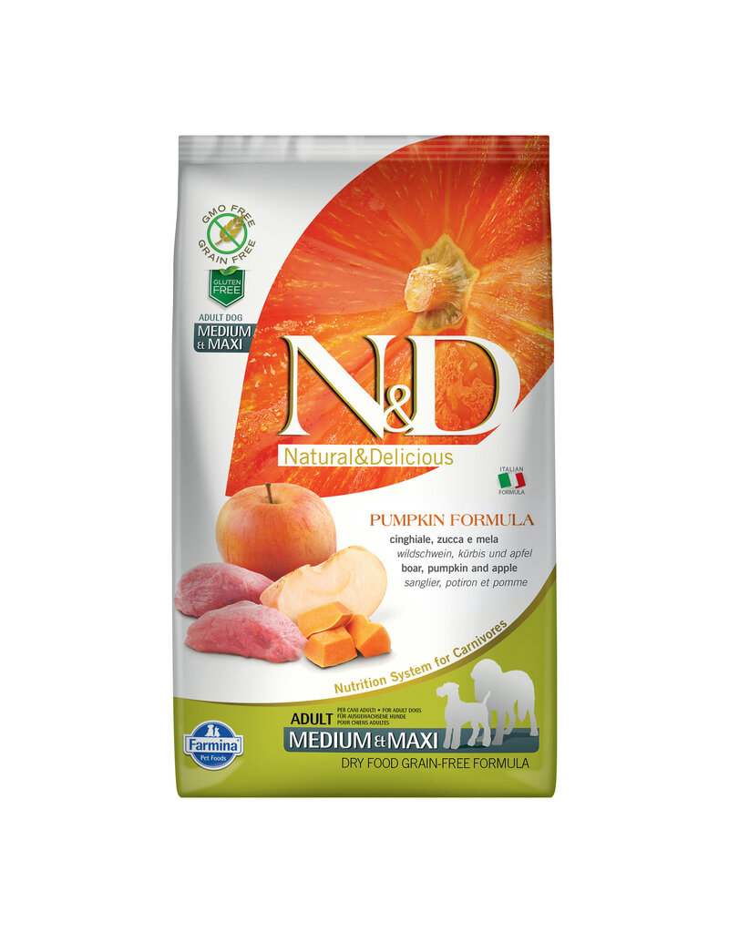 Farmina Adult Dog Grain Free Pumpkin Boar & Apple Medium & Maxi