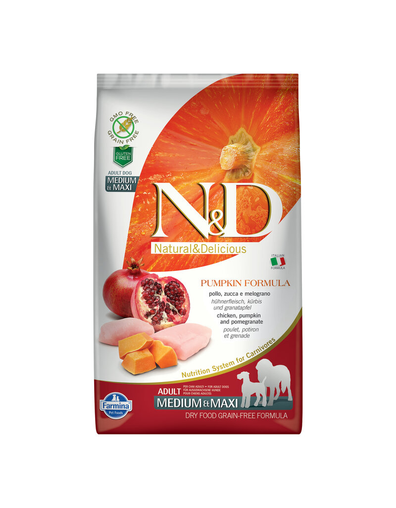 Farmina Adult Dog Grain Free Pumpkin Chicken & Pomegranate Medium & Maxi