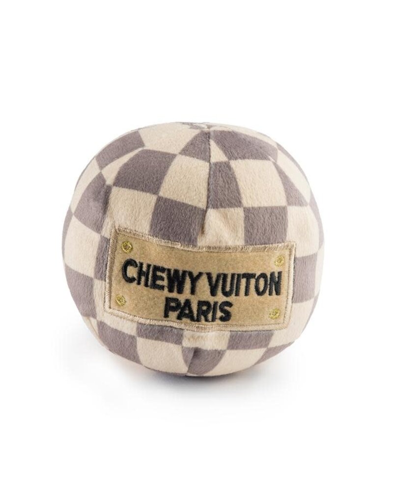 Haute Diggity Dog Chewy Vuiton Checker Ball