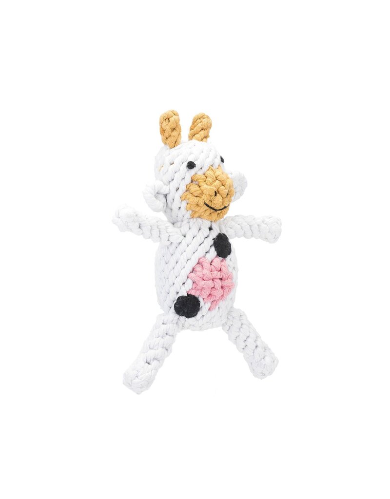 Jax & Bones Claire the Cow Rope Toy