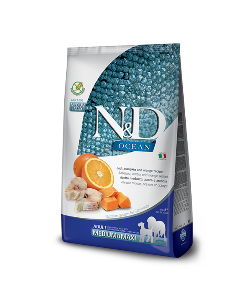 Farmina Adult Dog Grain Free Pumpkin Codfish & Orange Medium & Maxi